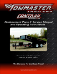 Replacement Parts & Service Manual and Operating