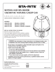 Sta Rite Max-E-Therm Heater