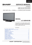LC32DH510E Service Manual, 00 Version
