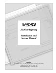 Medical Lighting Installation and Service Manual