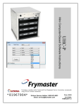 Frymaster UHC Software Instructions