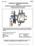 hydraulic pressure booster (hpb™)