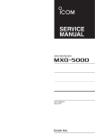MXG-5000 SERVICE MANUAL