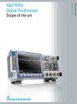 Product brochure (english) for R&S®RTM Digital Oscilloscope