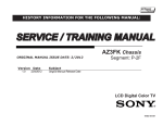 SERVICE / TRAINING MANUAL - Manuals, Specs & Warranty