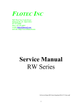 Service Manual RW Series