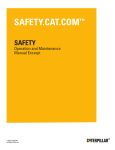 120H and 135H Motor Graders - Safety