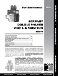 S DOUBLE VALVES with L-G MONITOR