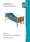 Freedom II Profiling Bed User Guide