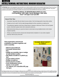 install/removal instructions: window regulator