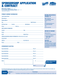 2015 Sponsorship Contract