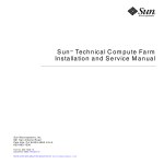 Sun Technical Compute Farm Installation and Service Manual