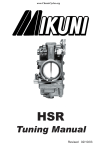 Mikuni HSR Series Carburetor Tuning Service Manual
