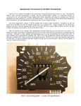 Here`s our starting point – a clean 120 speedometer.