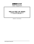 Adam Equipment WBZ and WBZ..aM SERIES (with EC or NTEP type