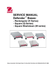 Product Service Manual - American Weigh Scales Inc