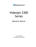 Videojet 2310 and 2330 Operator Manual.book