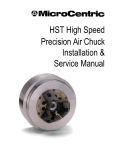 HST High Speed Precision Air Chuck Manual