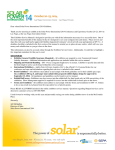 Dear valued Solar Power International 2014 Exhibitor, Thank you for