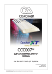 COACHAIR Climate Control System Manual
