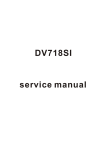 service manual DV718SI