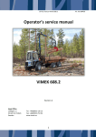 Operator`s service manual VIMEK 608.2