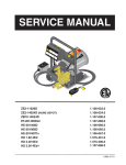 SERVICE MANUAL - Shark Pressure Washers