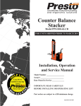 PowerStak Counter Balance Stacker