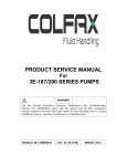 product service manual 3e-187/200 series pumps