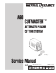 A60 CutmASteR™ Service manual
