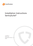 Installation Instructions SentrySuite®