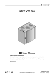 SAVE VTR 500 User Manual