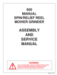 ASSEMBLY AND SERVICE MANUAL