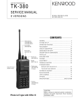 TK-380 "E series" service manual