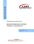 Learning Guide - CARS OnDemand