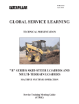 "b" series skid steer loaders and multi