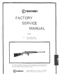 Crosman M1 Factory Service Manual