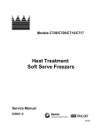 Heat Treatment Soft Serve Freezers