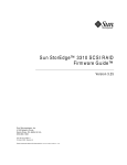 Sun StorEdge™ 3310 SCSI RAID Firmware Guide™