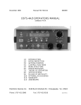DSTS 4A/3 operators manual