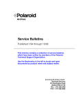 Service Bulletins