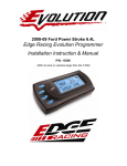 Edge Racing Evolution Programmer Installation