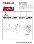 Kenworth Clean Power System Service Manual