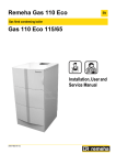 Gas 110 – Installation & Service Guide
