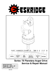 Eskridge Series 78 Service Manual