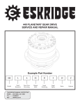 440 PLANETARY GEAR DRIVE SERVICE AND REPAIR