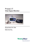 Propaq LT Vital Signs Monitor, Software Version 1.60