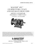 APG C-Face and Separate Reducers and Gearmotors