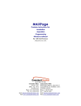 CommTech MaxPage Manual