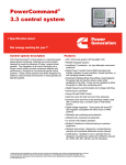 PowerCommand® 3.3 control system